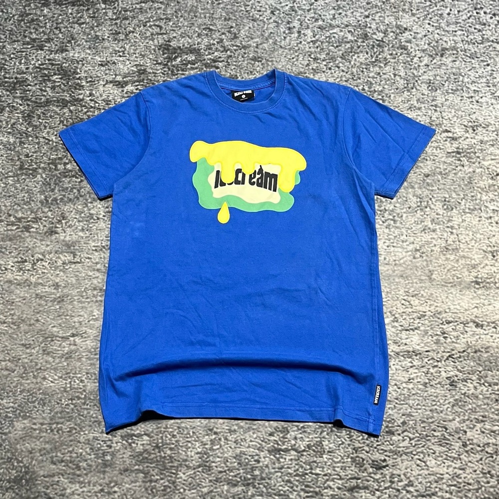 Billionaire Boys Club Ice Cream T Shirt Mens Small Blue BBC Streetwear Pharrell‎